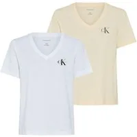 Calvin Klein Jeans T-Shirt MONOLOGO VNK 2PACK TEE (Packung, 2-tlg., 2er-Pack), Logoschriftzug