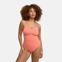 cfab Shaping-Body Bodysuit Sculpting Shapewear mit String-Coral-S (1-tlg)
