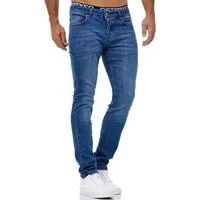 MERISH Slim-fit-Jeans MERISH Jeans Herren Slim Fit Jeanshose Stretch Designer Hose Denim