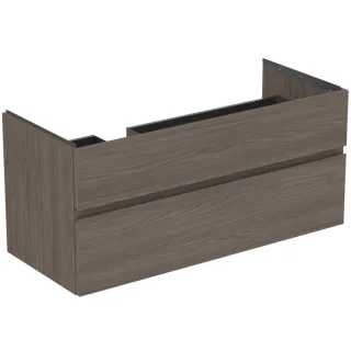 Ideal Standard Waschtischunterschrank Finesse Siphon links 1200x505x550mm 2 Auszüge Ulme dunkel, E34 E3447UR