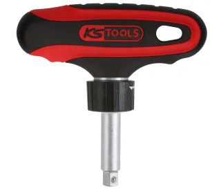 KS Tools 1/4" ERGOTORQUEmax T-Griff-Umschaltknarre, 45 Zahn - 151.1109