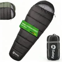 Sekey Mumienschlafsack Mumienschlafsack 220 cm leicht oder warm für Camping und Reisen, Leicht oder warm wählbar – ideal für Camping & Trekking