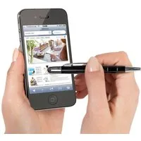 WEDO Kugelschreiber Kugelschreiber mit Touchpen schwarz