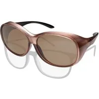 ActiveSol Sonnenbrille Überziehsonnenbrille Damen MEGA (inklusive Schiebebox und Brillenputztuch) Vintage Stil