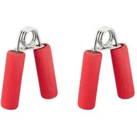relaxdays Handmuskeltrainer Fingertrainer 2er Set, rot
