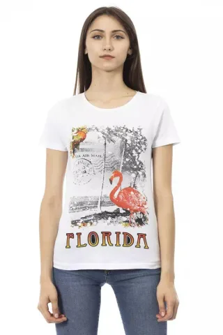 Florida-Flamingo-Grafik-T-Shirt