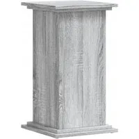 vidaXL Blumenständer Pflanzenständer Grau Sonoma 33x33x60 cm Holzwerkstoff (1 St)