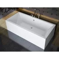 KOLMAN Badewanne Rechteck Quadro 190x90, Ablaufgarnitur & Füße GRATIS