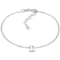 Elli Armband Buchstaben Initialen Anhänger L 925 Silber