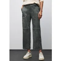 STREET ONE Lederimitathose High Waist