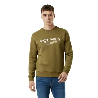 Jack Wills - "Belvue" Sweatshirt für Herren (Blattdesign)