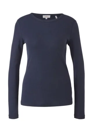 s.Oliver Red Label - Longsleeve blau - Gr. - S