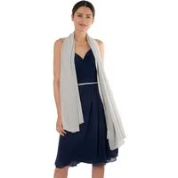 MayTree Modeschal Chiffon Schal Stola Umschlagtuch für Abendkleid Cocktailkleid 70x180, (Stück, 1-St)