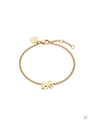 PURELEI Tiny Elephant Armband, verstellbare Länge