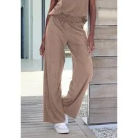French Connection Schlupfhose aus Veloursleder-Imitat mit seitlichen Taschen, Loungewear
