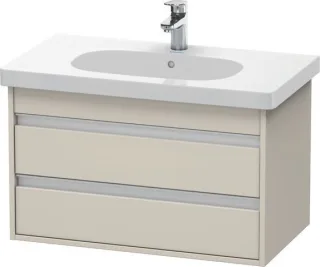 Duravit Ketho Waschtischunterbau wandhängend Taupe Matt 800x455x480 mm - KT664709191 KT664709191