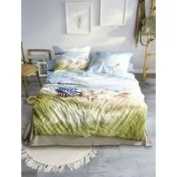 Irisette Bettwäsche Wave 8699, Mako-Satin, 2 teilig, anschmiegsam und atmungsaktiv, Ganzjahresqualität