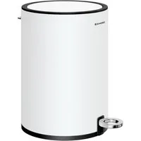 SONGMICS Kosmetikeimer herausnehmbarer Inneneimer aus Kunststoff, für Badezimmer, Mülleimer Bad, Abfalleimer, Softclose, 3 Liter