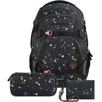 coocazoo Schulranzen Schulrucksack-Set MATE, Mäppchen Geldbörse (3-tlg)