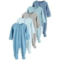 Next Schlafoverall 3er-Pack Babystrampler 2-Wege-RV, 5er-Pack (5-tlg)