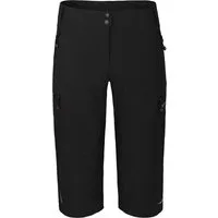 Bergson Fahrradhose VALLI Capri Damen 3/4 Radhose, robust, elastisch, Normalgrößen, schwarz