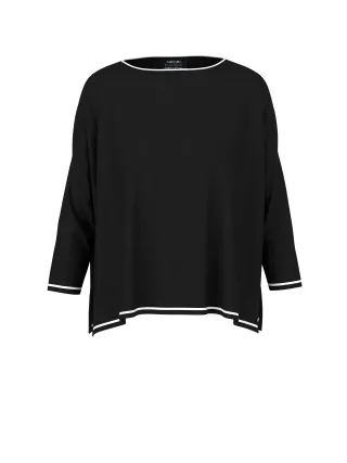 Marc Cain Collections - Feinstrick-Pullover Knitted in Germany black new - Gr. - 36