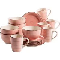OTTO home Kaffeeservice Geschirr-Set, Service Bell Tempo (18-tlg), 6 Personen, Keramik, mit Spiraldekor, 18 Teile, für 6 Personen