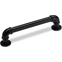 SO-TECH® Möbelgriff Bügelgriff TUBEOS schwarz BA 128 - 320 mm - incl. Schrauben, Lochabstand 128 mm schwarz - inkl. Schrauben