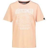 Eight2Nine T-Shirt Damen Baumwollshirt mit Küstenprints verschiedene Küsten- und Meeresmotive