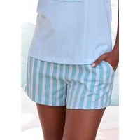 Vivance Dreams by Lascana Pyjamashorts mit zartem Streifenmuster