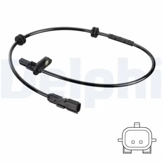 Delphi ABS-Sensor hinten rechts Renault Captur Clio Zoe