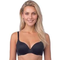 Royal Lounge Intimates T-Shirt-BH Royal Fit Komplett nahtlos, Black