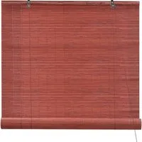Rollo Bambusrollo, 40 x 130 cm, kirsche, Victoria M., verdunkelnd, ohne Bohren, freihängend, verschraubt, ohne Bohren, zum Schrauben