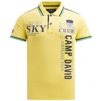 CAMP DAVID Poloshirt aus Pikee mit Logo Artworks