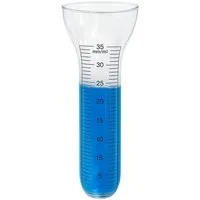 Geschenk-Himmel Regenmesser Ersatzglas 35 l/m² – Messglas für Niederschlagsmesser Regenmesser