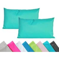 JACK Kissenbezüge JACK 2er Set Outdoor Kissenhülle Kissenbezug 40x60cm Wasserfest, (2 Stück), robust und strapazierfähig, Wasserabweisend, für Innen & Außen