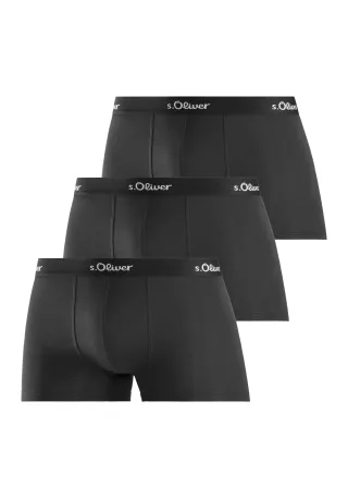 s.Oliver LM s.O Boxer Basic 3x 3x schwarz - Gr. - XL