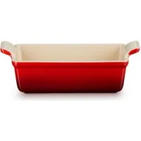 LE CREUSET Backform Backform Tradition rechteckig kirschrot 23cm