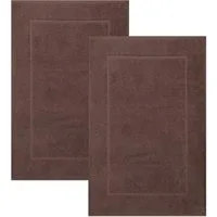 Betz Badematte 2 Stück Badvorleger Premium Badteppich Größe 50x70 cm, unbeschichtet, beidseitig nutzbar, beidseitig nutzbar, Baumwolle, Qualität 650g/m²