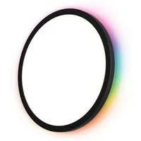 ENOVALITE LED Deckenleuchte Smartes RGB Panel Up&Down, 36W, 3760lm, ø400mm, Tuya App, CCT, dimmbar, LED fest integriert, warmweiß, CCT, neutralweiß, RGB, kaltweiß, Google Assistant, Amazon Alexa, Wifi