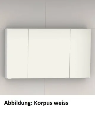 Artiqua Spiegelschrank , Oxid Hellgrau quer, 070-SET-1-12-721 070-SET-1-12-721