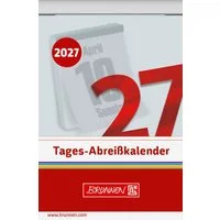 BRUNNEN Wandkalender 2027 BRUNNEN Tagesabreißkalender 54x80mm Nr.3