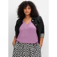 Sheego Shirttop Tanktop Ärmellos