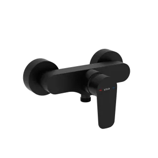 VitrA Flow Soft Einhebel-Brausearmatur Aufputzmontage Schwarz Matt,A4293236EKM A4293236EKM