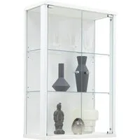 fif möbel Vitrine OPTIMA Hängevitrine/Glasvitrine 2x Glastür,perfekt für Sammler,Sammlervitrine