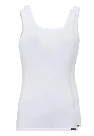 SKINY - Skiny Damen Tanktop Doppelpack Cotton Advantage white - Gr. - 38