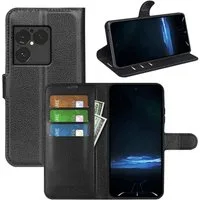 Wigento Handyhülle Klapphülle für Sony Xperia 1 VIII Kunstleder Wallet Schutz Tasche 6,5 Zoll, Kunstleder Hülle mit Kartenfächern und Standfunktion