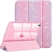 Fintie Tablet-Hülle für iPad 11 Generation 11 Zoll 2025(A16), iPad 10 Generation 2022, mit Stifthalter, Glitzernde Stoßfeste Case mit Glänzende Rückseite