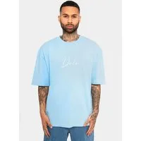 DADA Supreme T-Shirt Oversize Passform mit Frontstickerei und Supreme Ärmelmotiv DDTS001_T-shirts