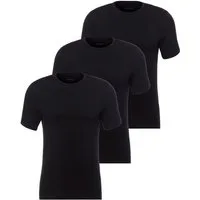 BOSS T-Shirt TShirt RN 3P Natura (3-tlg) einfarbiges T-Shirt mit Markenlabel